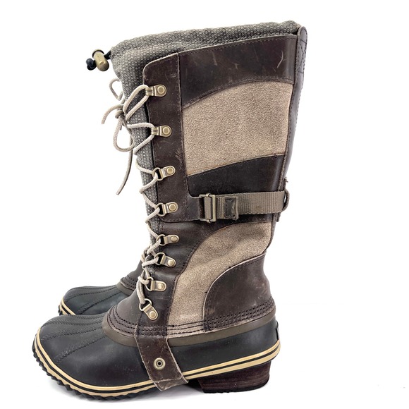 Sorel Conquest Carly tall winter snow boots waterproof - Picture 3 of 10